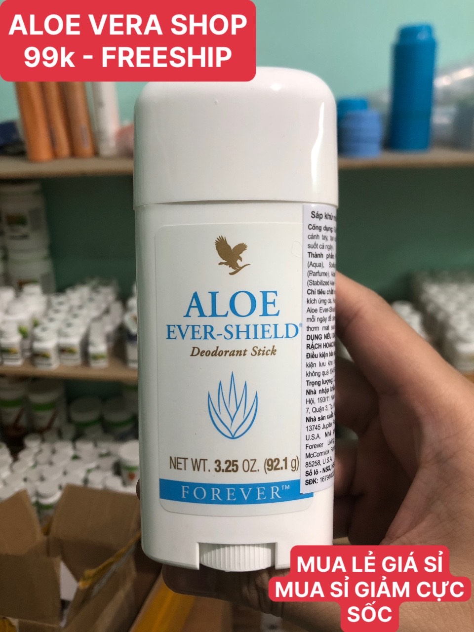 Aloe ever shield – natural aloe deodorant wax 067flp - 067forever - 067lohoi