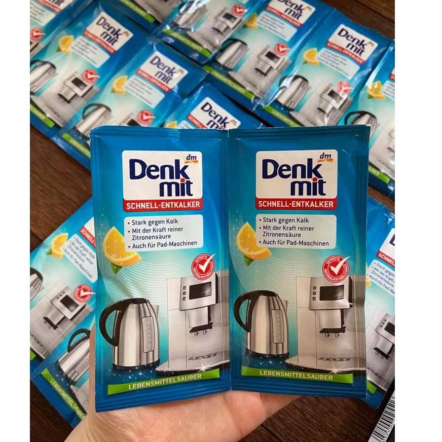 Bột Rửa Ấm Siêu Tốc Tẩy Cặn Bình Denkmit Hàng Đức Chính Hãng