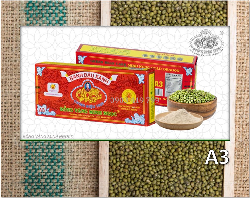 Mung bean cake a3 rong vang minh ngoc