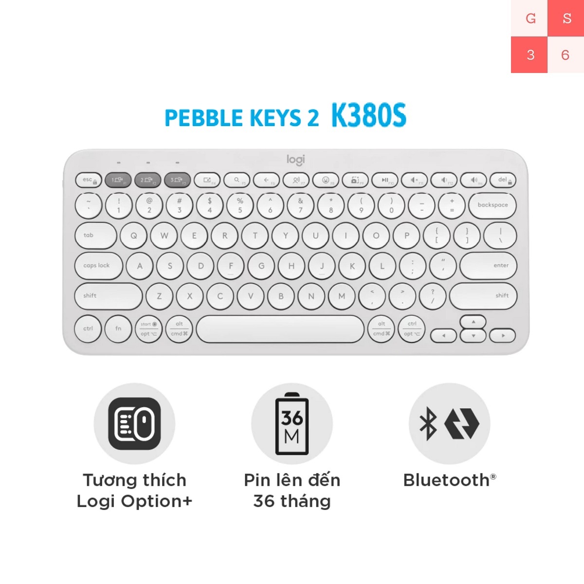 Bàn Phím Bluetooth Logitech K380 / K380s