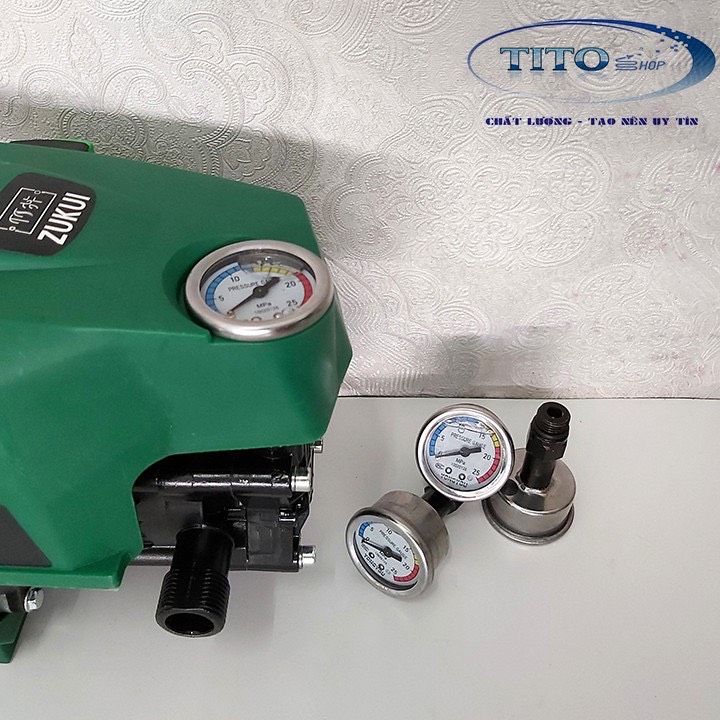 Đồng hồ áp máy rửa xe mini gia đình