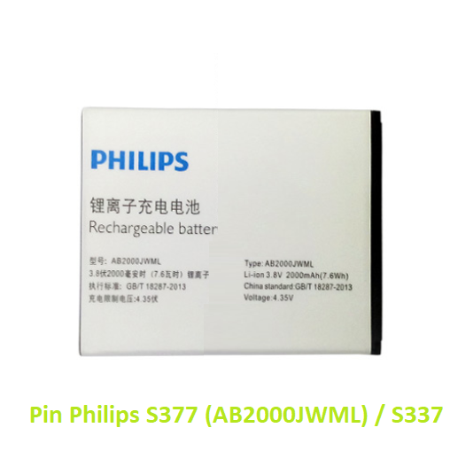 Pin philipss s377 / ab2000jwml