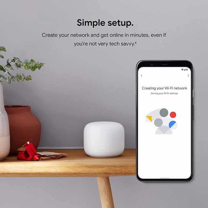 [Trả góp 0%]Bộ phát wifi google nest wifi router + 2 point