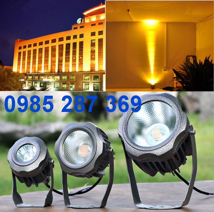 Đèn Led chiếu rọi cột ngoài trời, rọi cây cảnh, chống nước chống bụi IP65