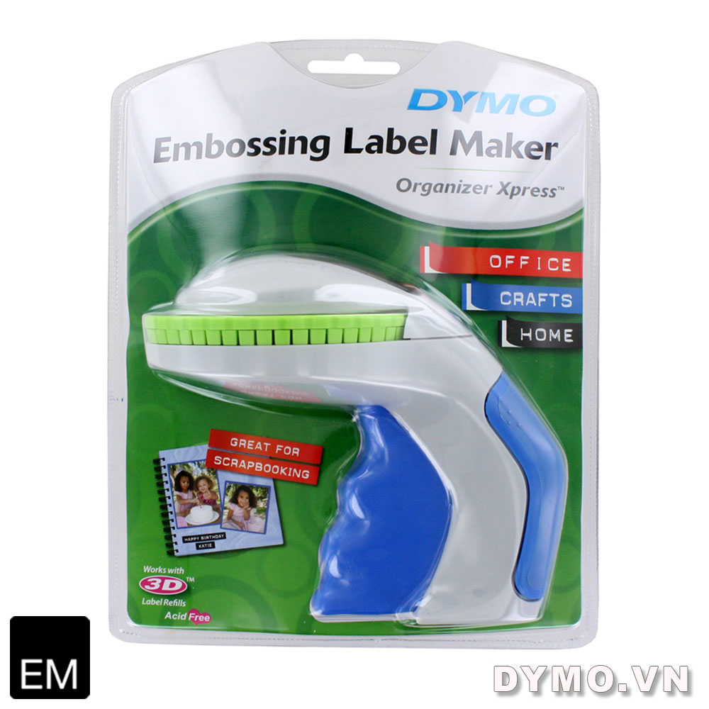 HCMMáy in nhãn dán cầm tay 3D Dymo Embosser Organize Express