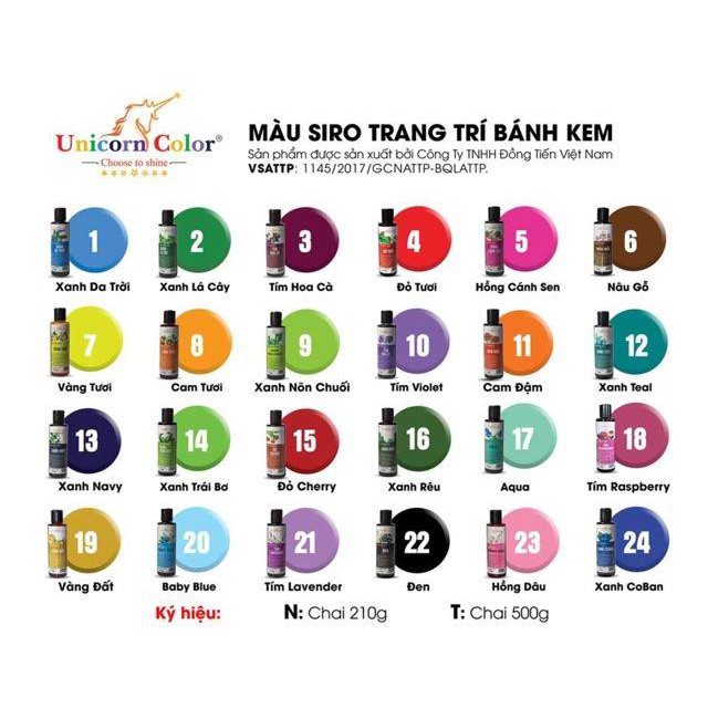 Màu Thực Phẩm Unicorn 210g