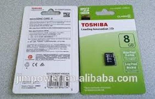 Thẻ nhớ Toshiba MicroSD 8GB Class 4