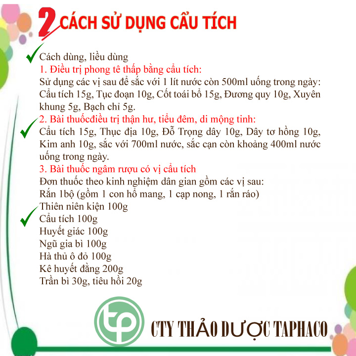[New Arrivals] Dried Cau Tich 500g - Tan Phat - Supports Improving Health