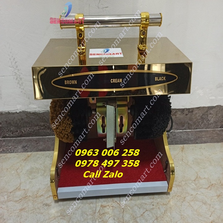 Máy đánh giầy cao cấp mini sử dụng cho gia đình,văn phòng rất tiện lợi - thiết kế chất liệu thép titan chống gỉ