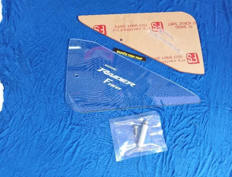 Ốp sườn mica xe raider Fi