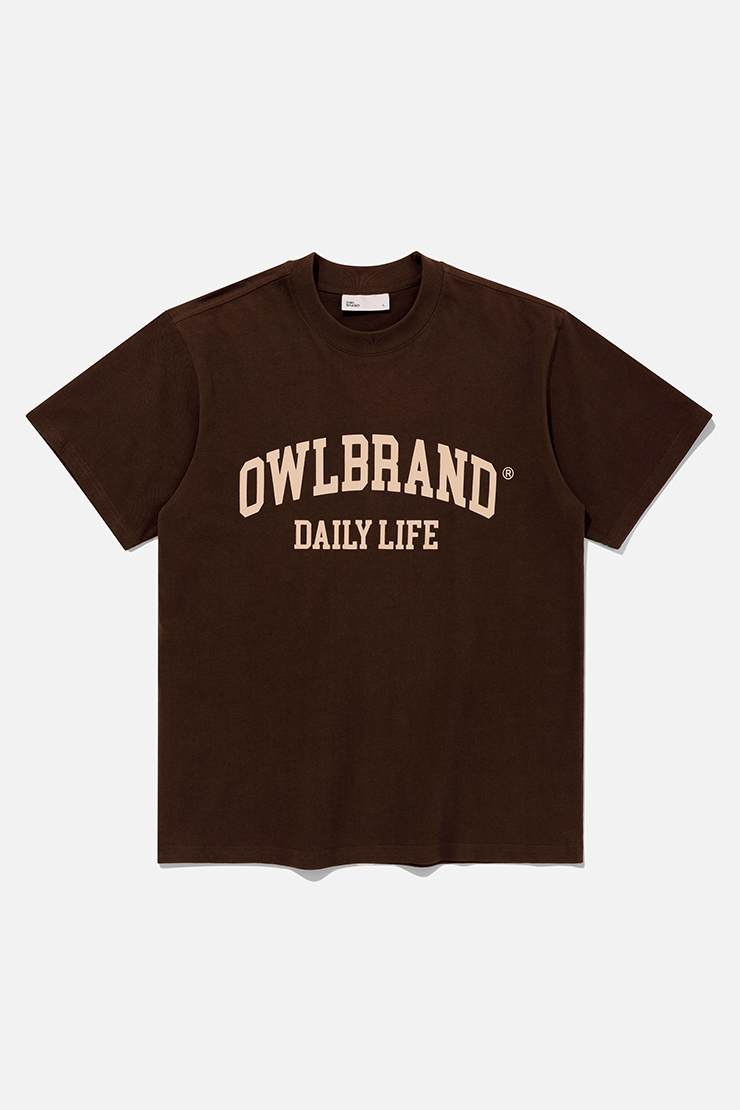 Áo thun Owlbrand Retro/Nâu
