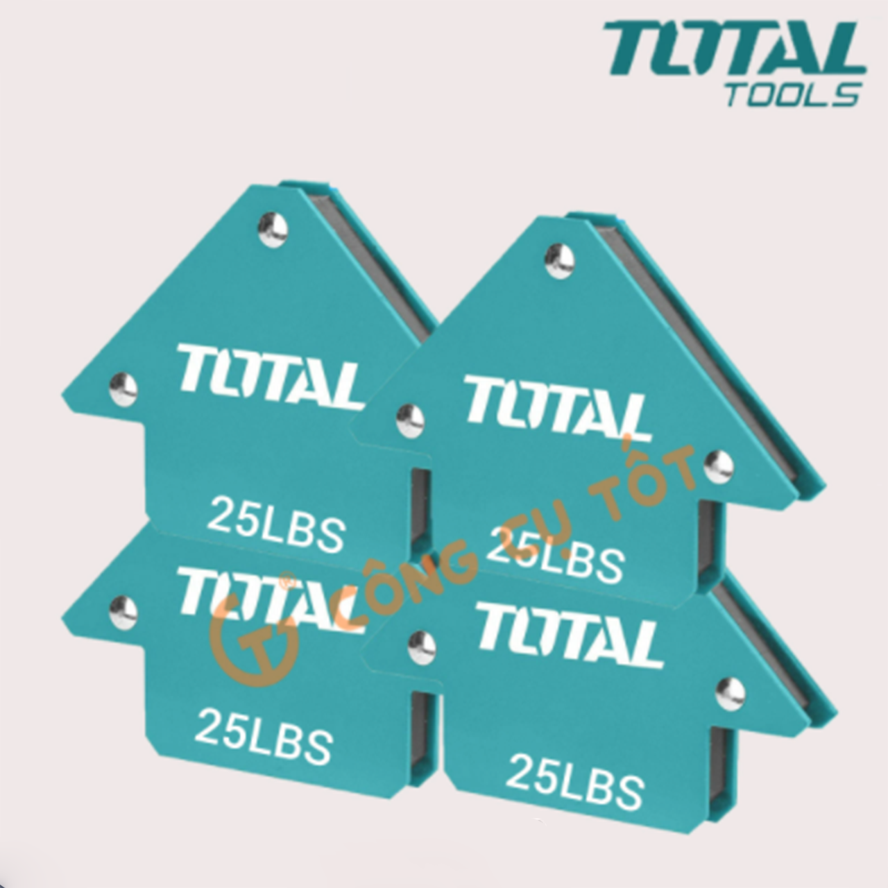Bộ 4 ke góc nam châm 45°,90° cho thợ hàn lực hút 12kg