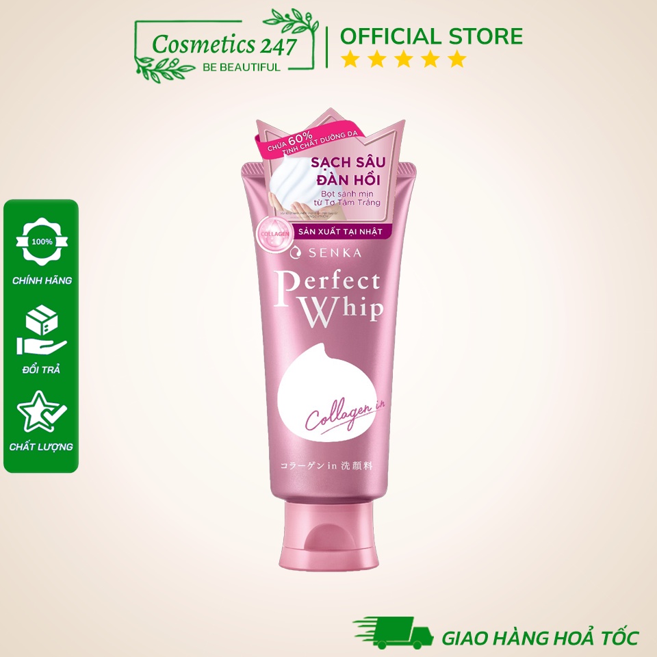 Sữa Rửa Mặt Senka Perfect Whip 100G & 120G
