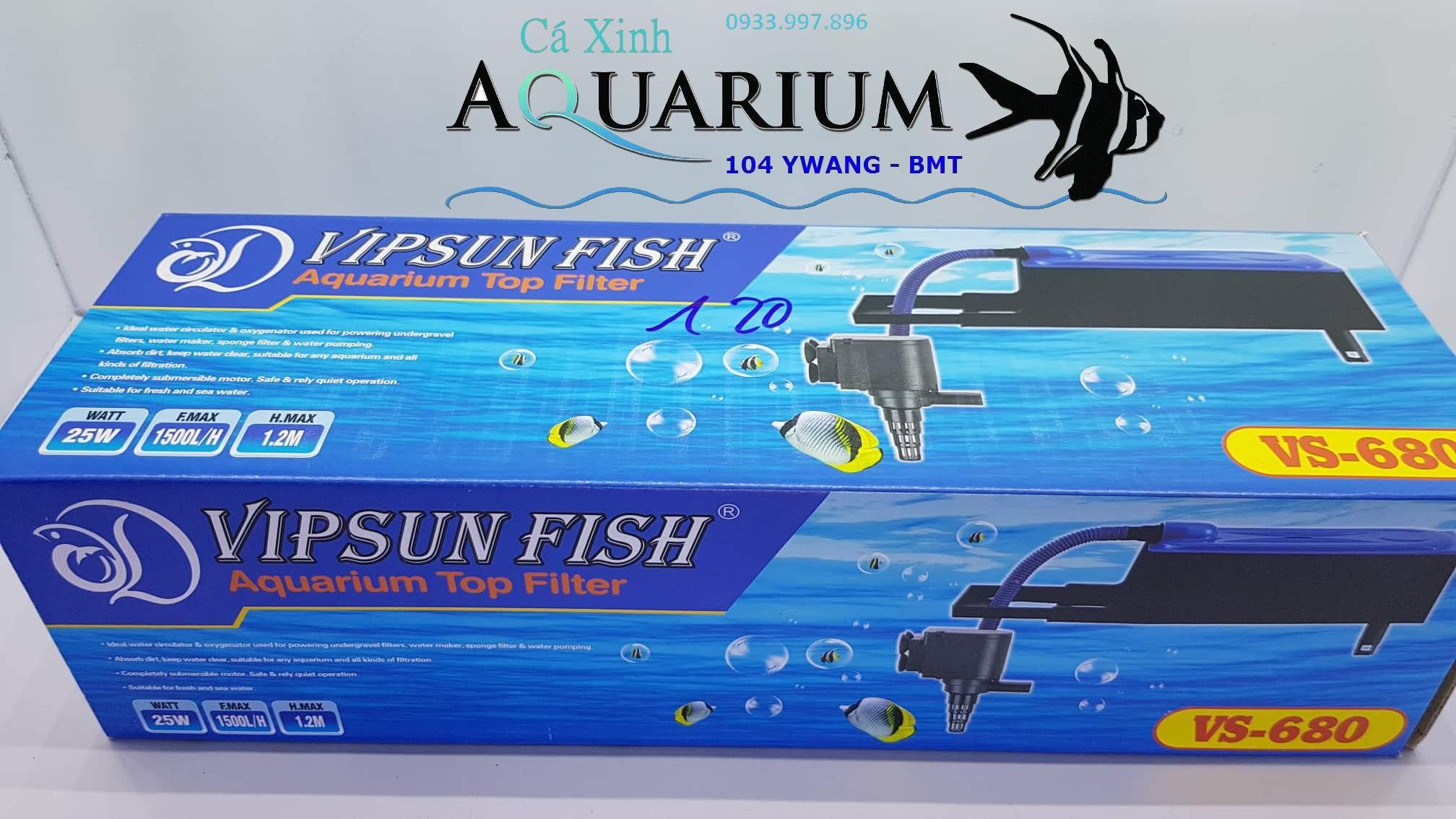 Lọc Trên Bể Cá VIPSUN VS - 680