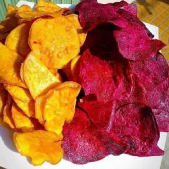 500G KHOAI LANG Vàng + Tím SẤY Mật Ong