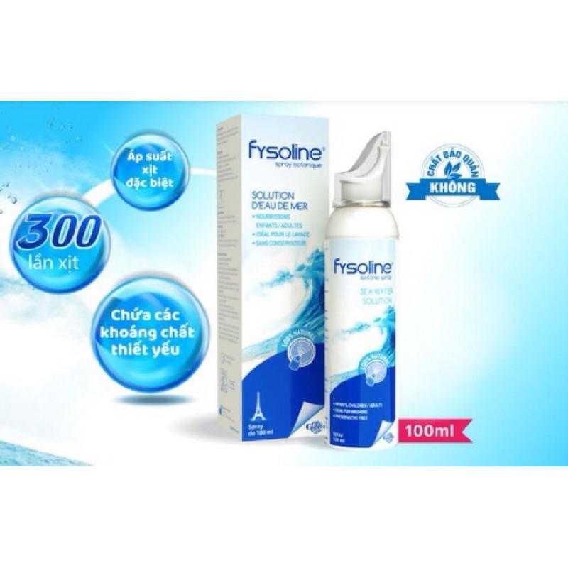 Xịt muối biển Fysoline 100ml