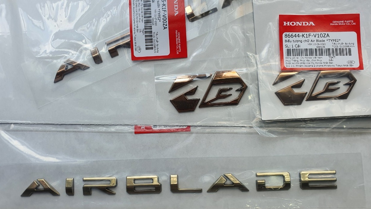 [HCM]BỘ TEM NỖI HONDA AIRBLADE 2020