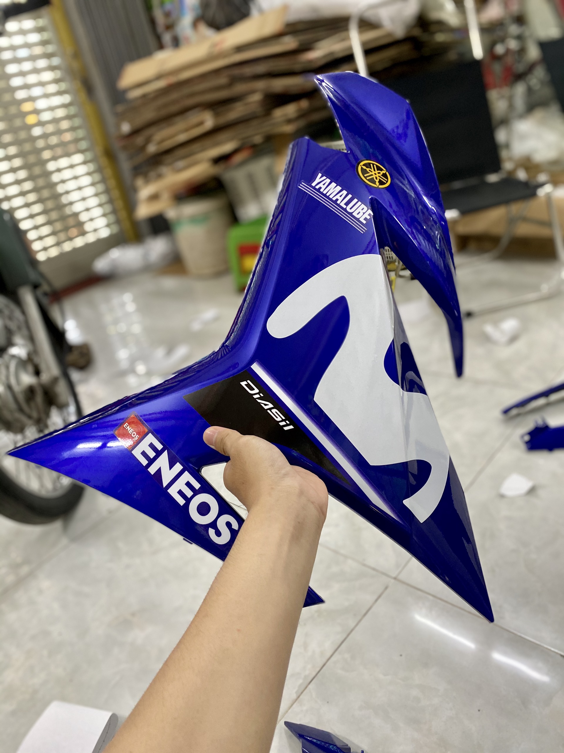Full Bóng Ex150 ( Màu Xanh) + Tem In Rời (9 Món)