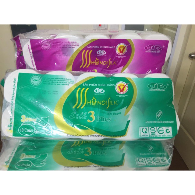 combo 2 bịch giấy vệ sinh hà nội 10 cuộn