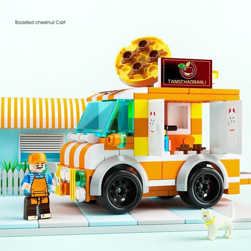 Lego Lắp Ráp Mô Hình Xe Bán Hàng Mini