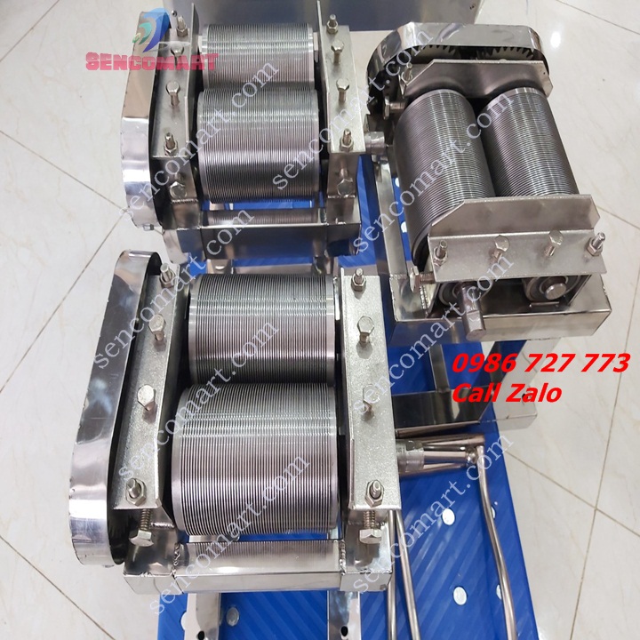 Máy thái bì heo, máy thái da heo bằng inox