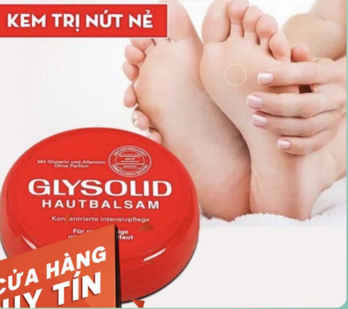 Kem dưỡng ẩm dưỡng nẻ Glysolid Hautbalsam - 100 ml - Hàng nội địa Đức
