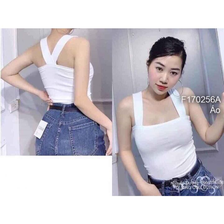 Áo đan dây lưng thun gân cá tính