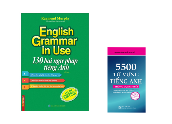 Sách - 130 bài ngữ pháp tiếng Anh màu (tặng 5500 đen trắng)