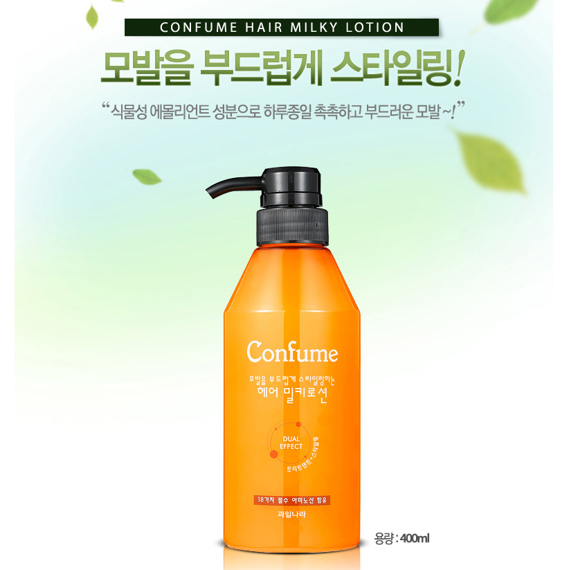Gel vuốt tóc tạo kiểu cho tóc xoắn Confume Dual Effect Hàn Quốc