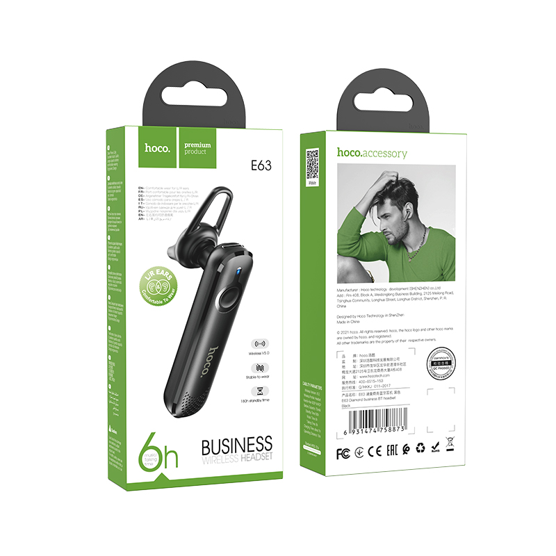 Tai Nghe Bluetooth Hoco E63 1 Bên V5.0 Có Mic