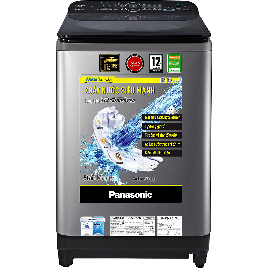 Máy giặt panasonic 10,5kg na-fd10ar1gv