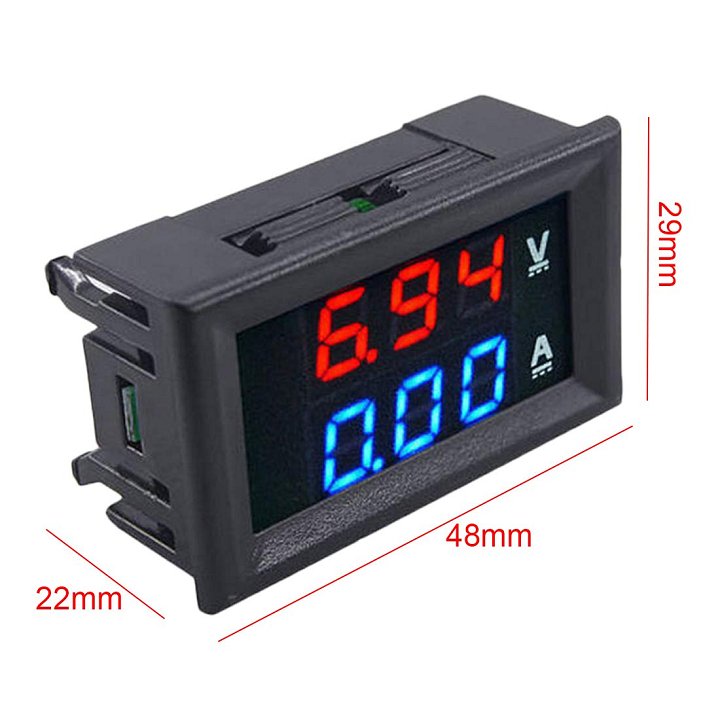 ĐỒNG HỒ ĐO VOL AMPE DC 10A 50A