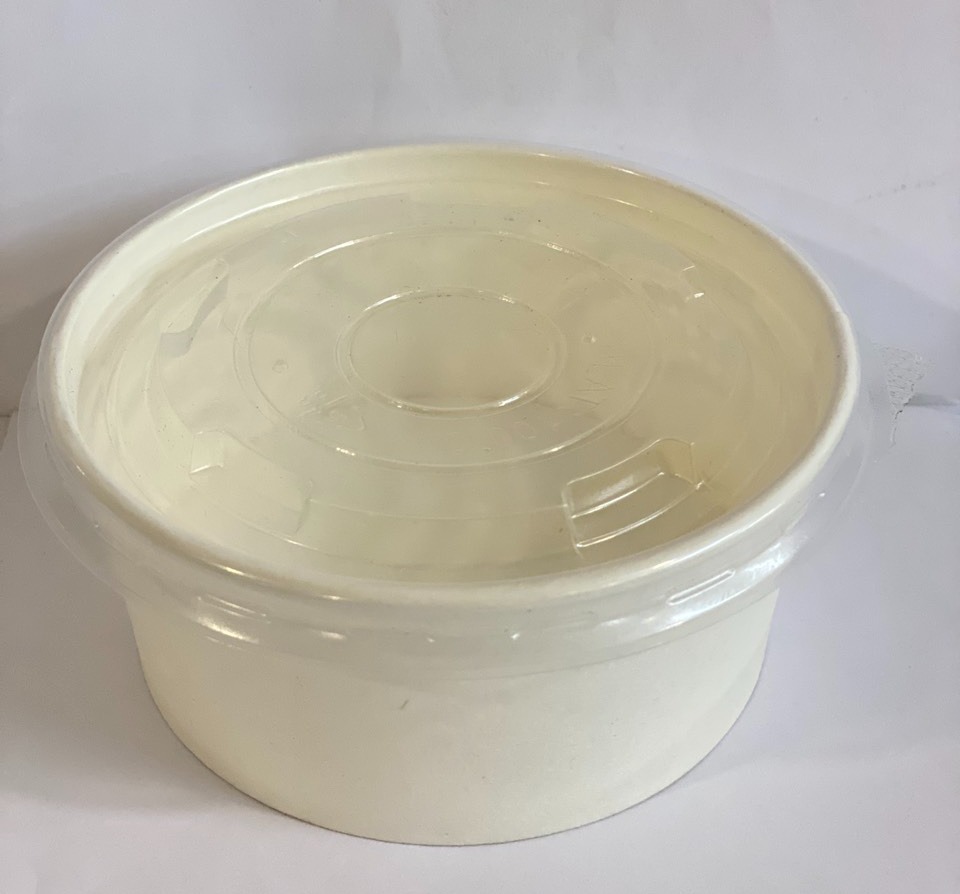 [HCM]50 Chén Giấy 11oz 330ML (có nắp hoặc không nắp)