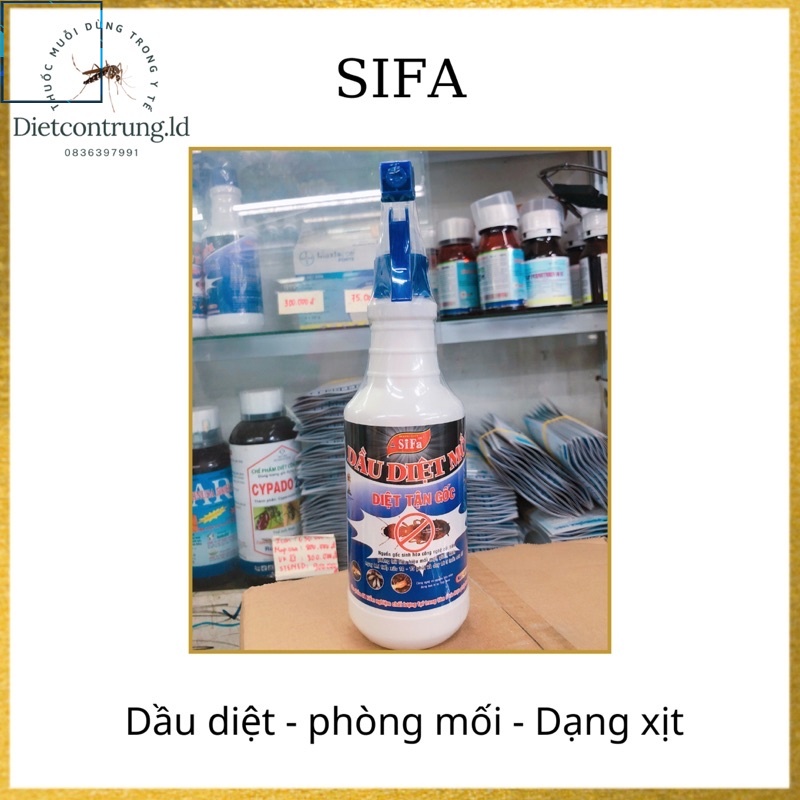 DẦU DIỆT MỐI - Diệt tận gốc mối SIFA - dạng xịt .