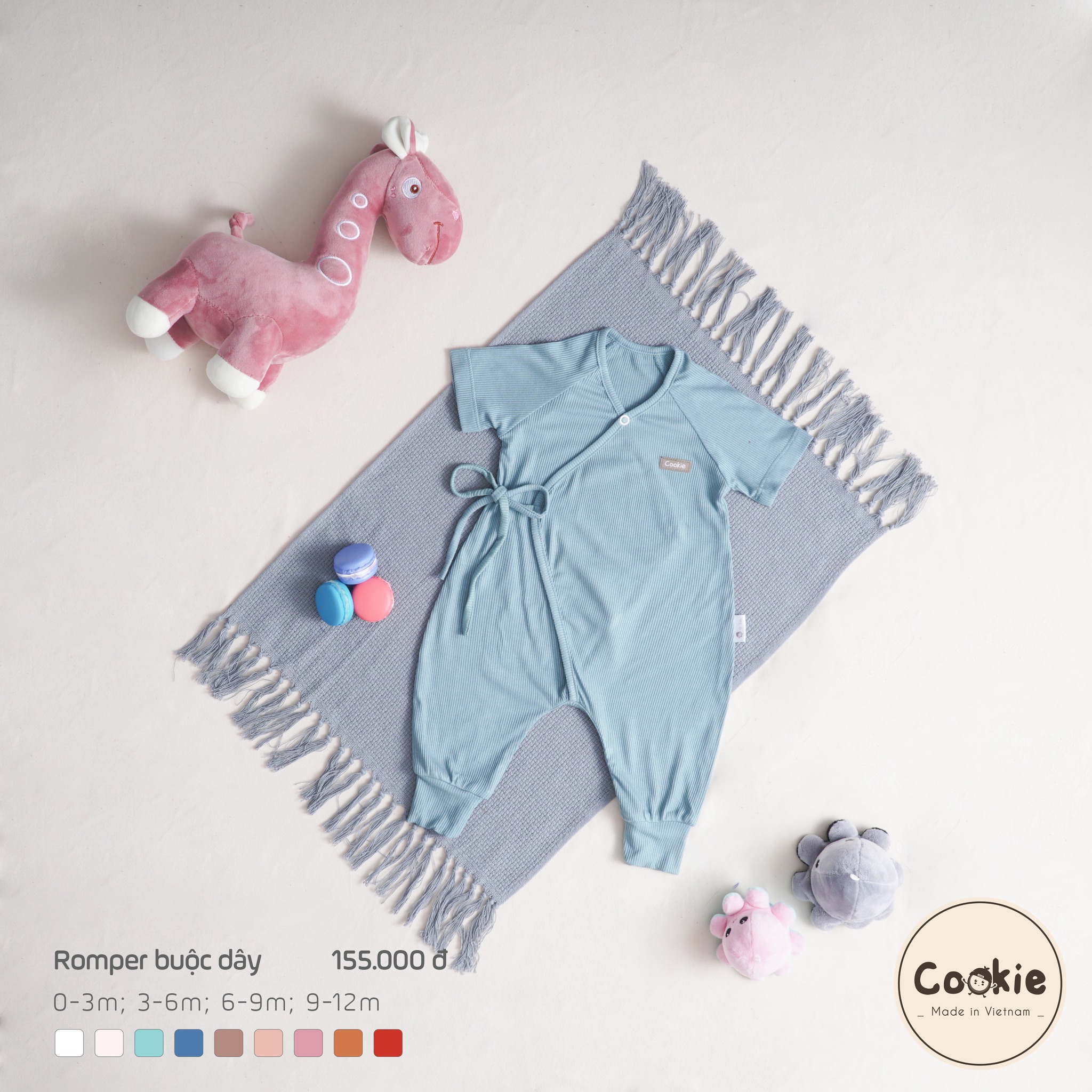 Cookie Romper buộc dây