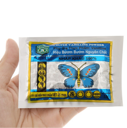 Bột vani Vianco Hiệu Con Bướm 2,5g