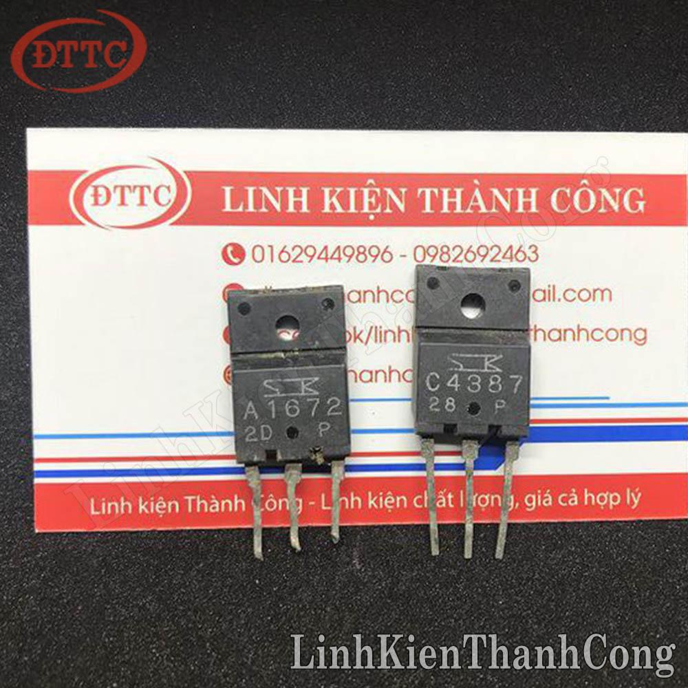 Cặp A1672-C4387 Sanken Tháo Máy