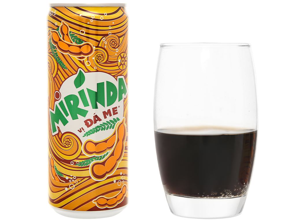 Lon Nước Ngọt Mirinda Đá Me 330ml