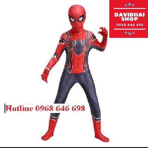 TRANG PHỤC NGƯỜI NHỆN SPIDERMAN HÓA TRANG TRẺ EM