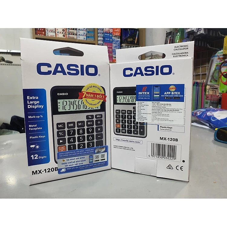 Máy Tính Để Bàn CASIO MX-120B [ Sản phẩm chính hãng ]