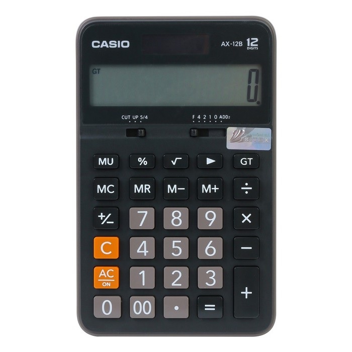 Máy tính Casio AX-12B - Chính Hãng Bitex, Bảo hành 7 năm