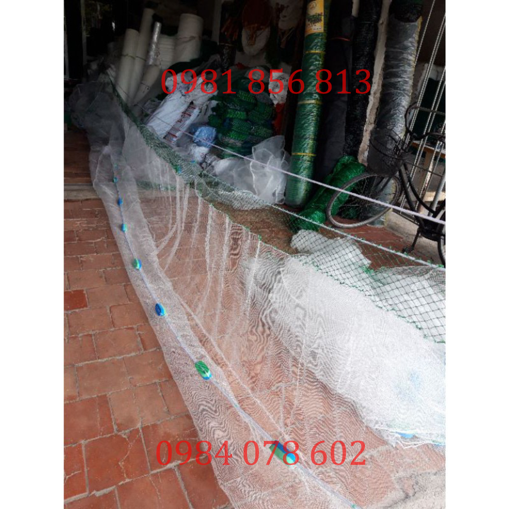 Lưới vét cá cao 2m dài 10m uy tín chất lượng