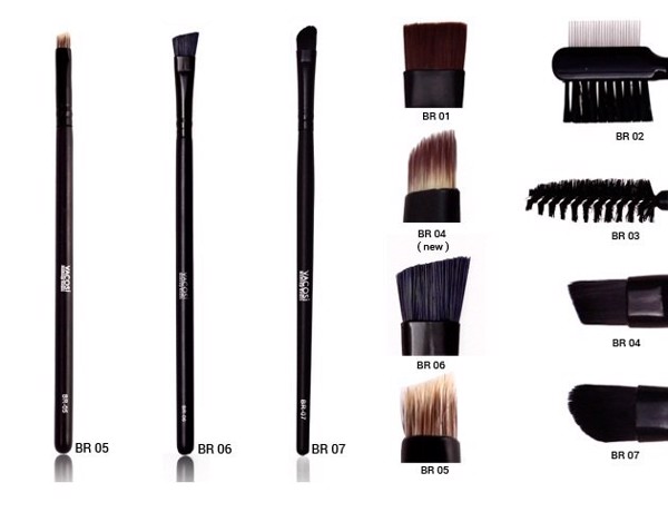 Cọ lược chải chân mày Vacosi collection Pro-makeup BR-02