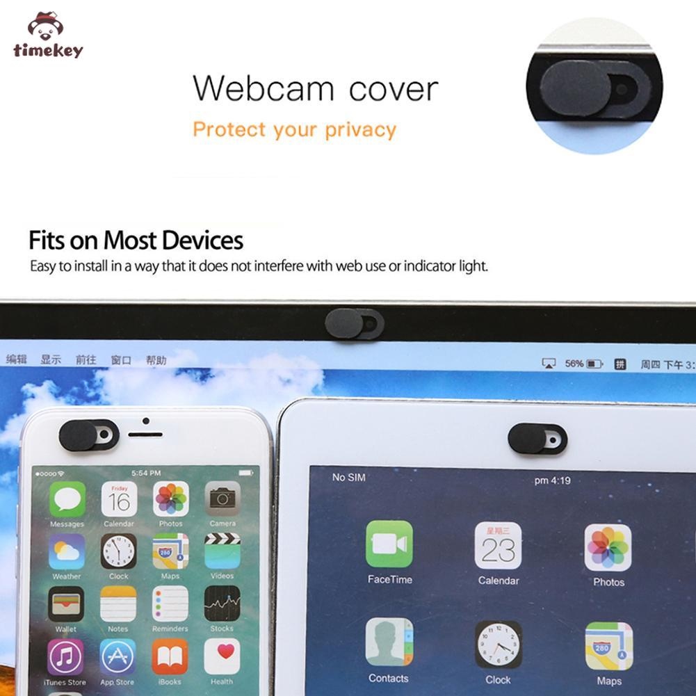 Timekey-Universal WebCam Cover Shutter Slider Plastic Camera Cover For Web Laptop iPad PC Macbook Tablet Lens Privacy Sticker