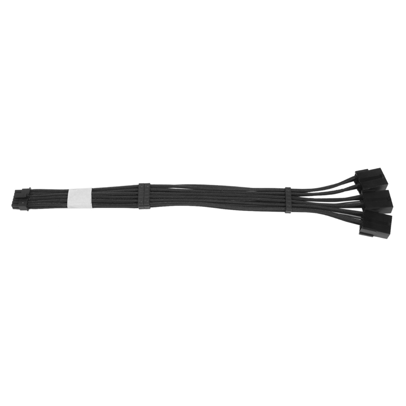 PCIe 5.0 Extension Cable Graphics Card 16Pin (12+4) to 3x8PIN Power Cable Compatible for GPU