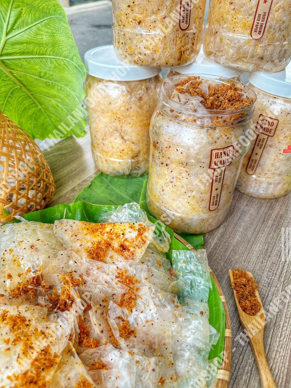 Bánh Tráng Tôm Cháy (100% tôm) Hộp 340gr - 360gr