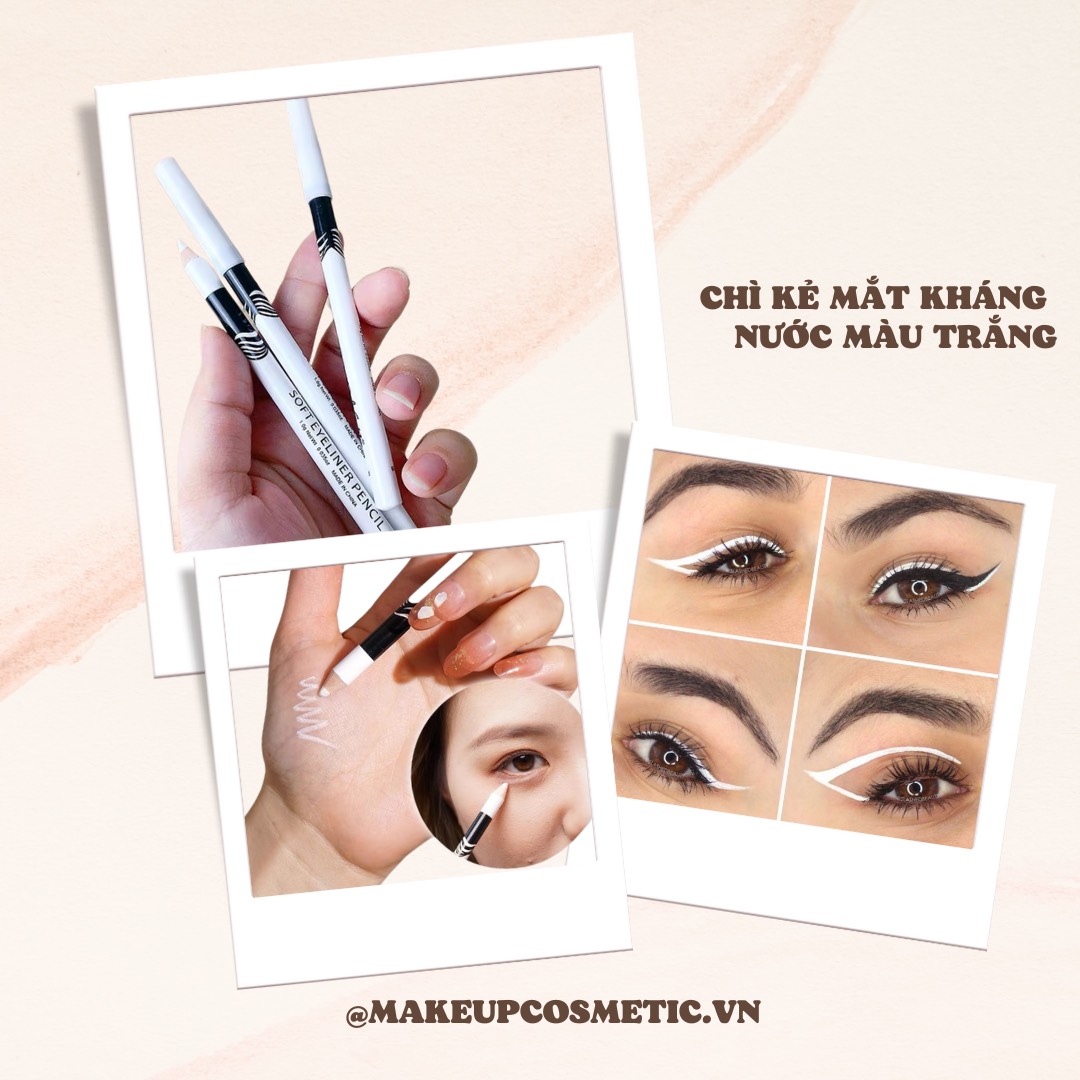 Chì Kẻ Mắt Màu Trắng - White Eyeliner Pencil
