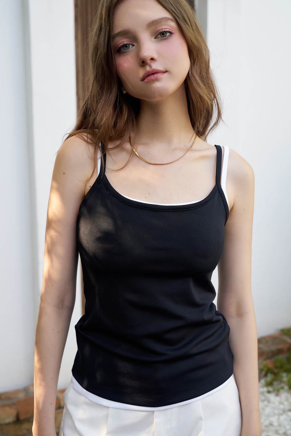 [OUTLET SALE] DOTTIE - Áo hai dây vải thun - T0733