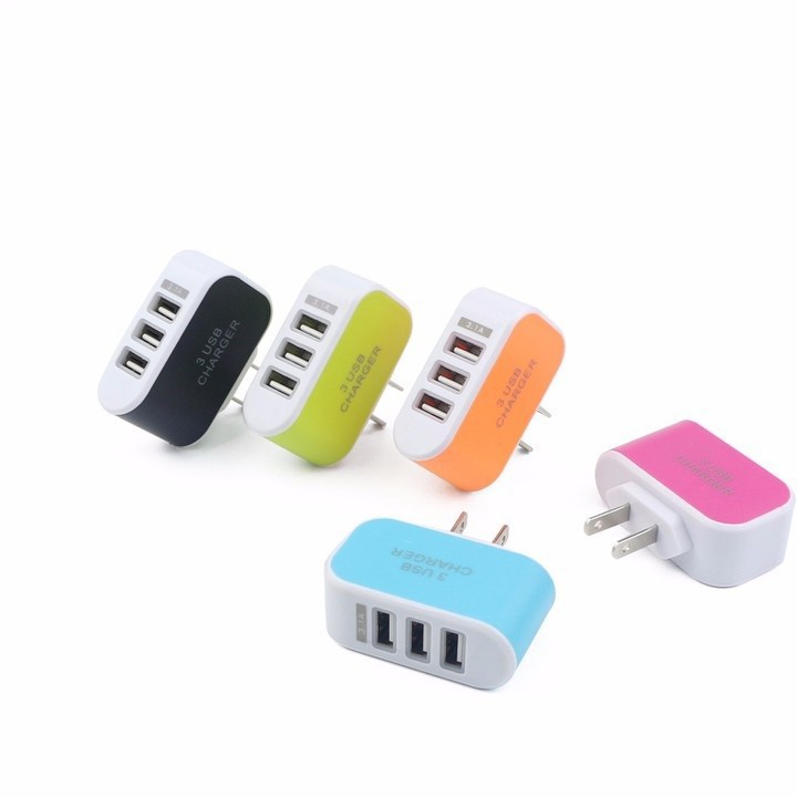 Cóc Sạc 3 Cổng Usb Sạc Nhanh 3A Giá Rẻ