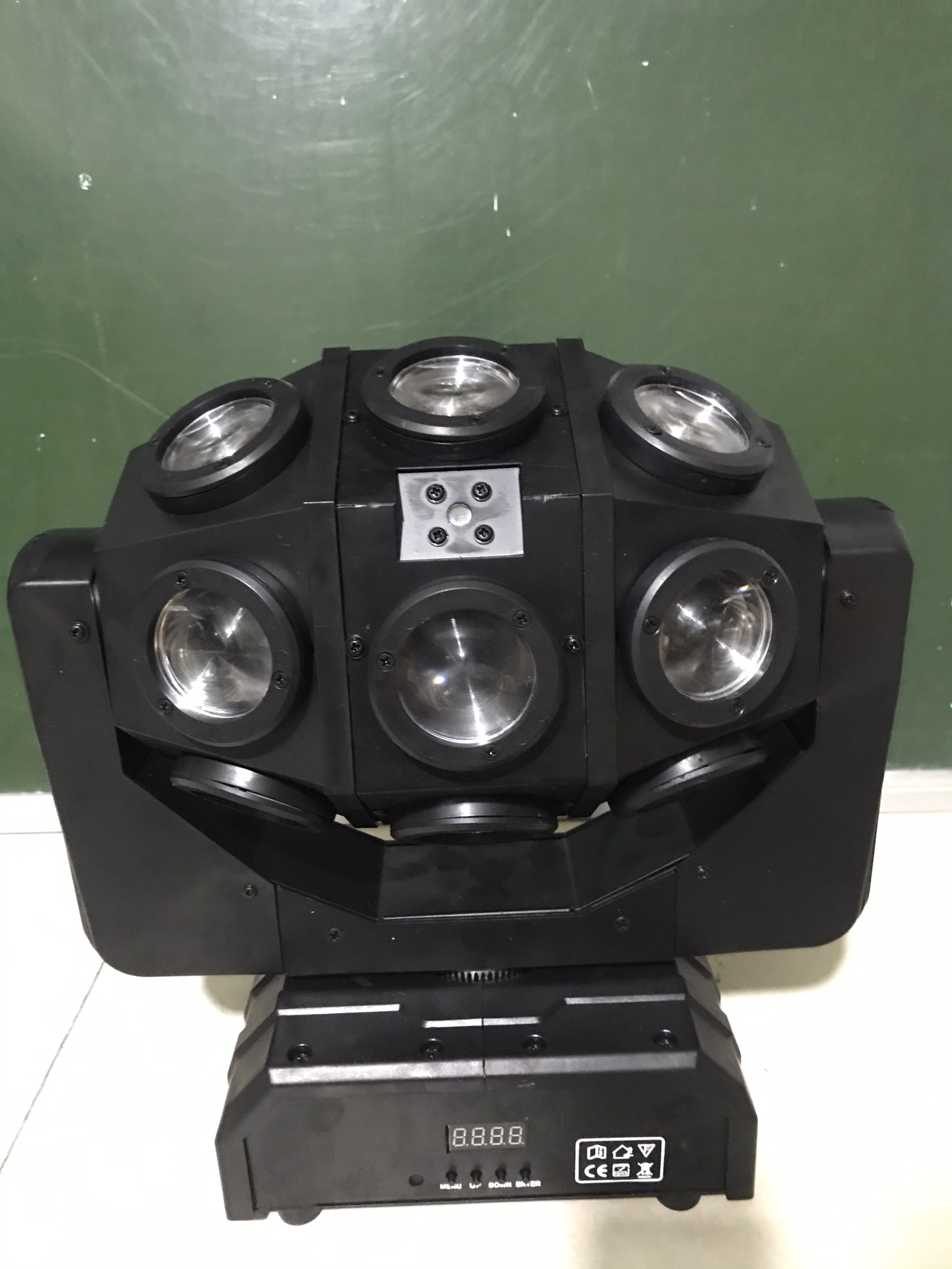 Moving Head Light 1 Head 18 LEDs with Laser